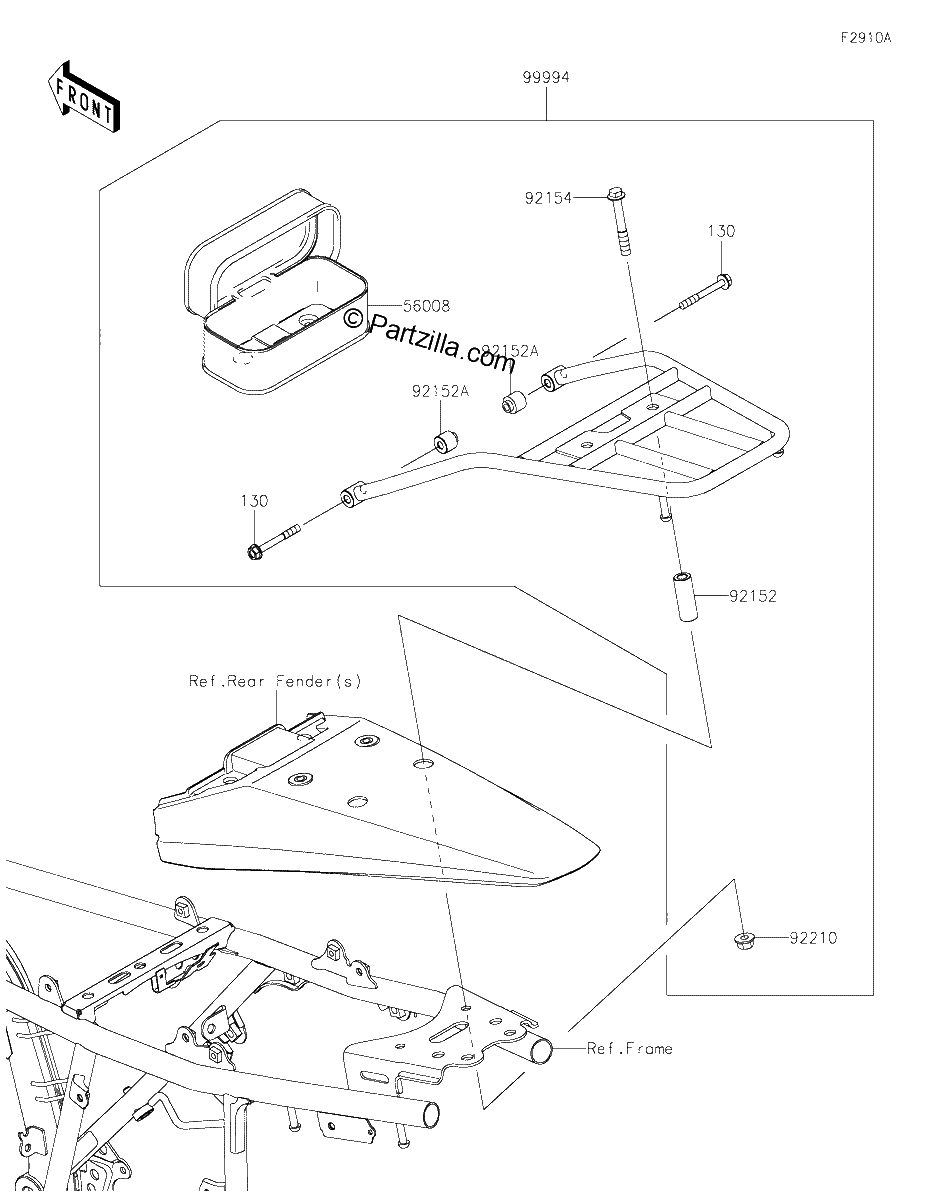 Diagrama de ACCESSORY CARRIER