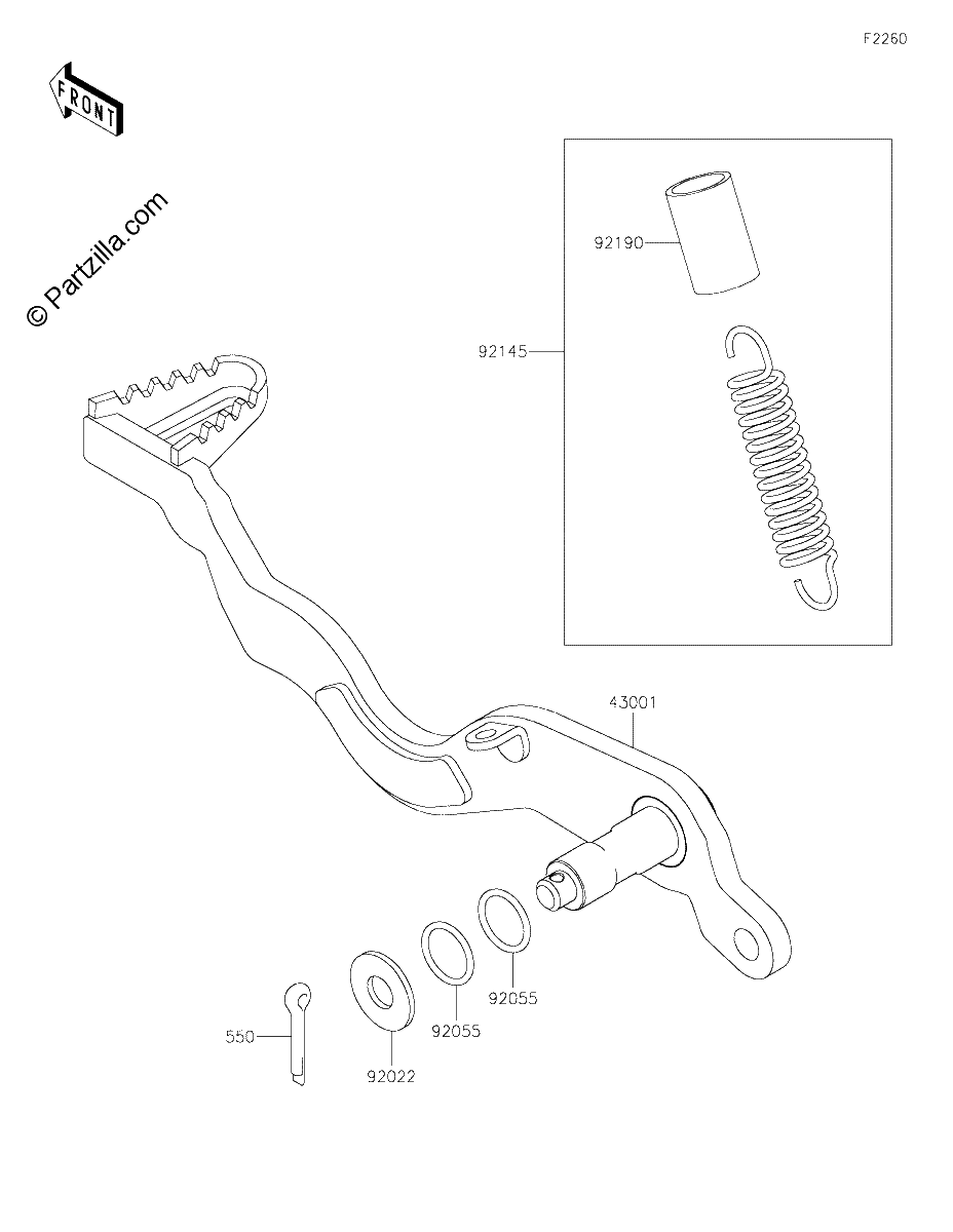Diagrama de BRAKE PEDAL
