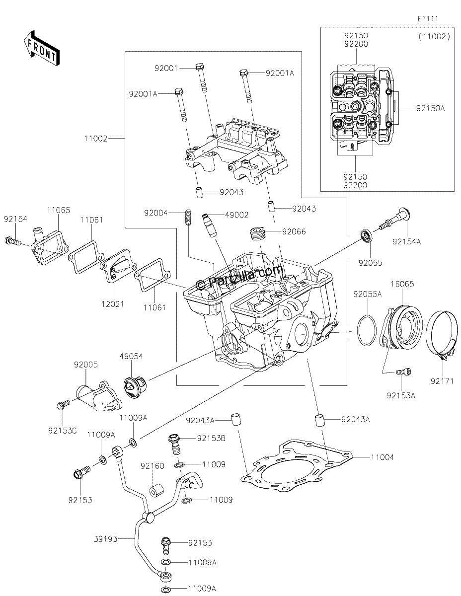 Diagrama de CYLINDER HEAD