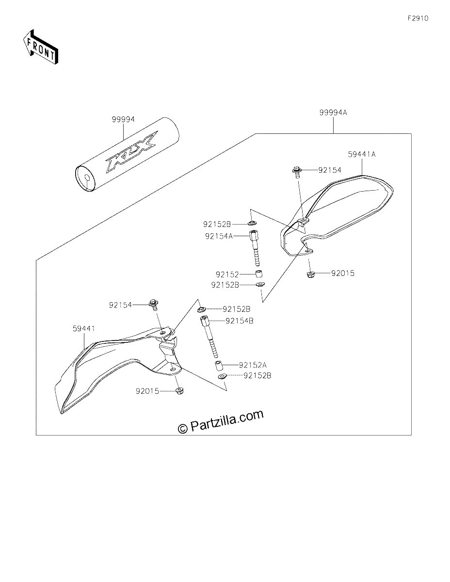 Diagrama de ACCESSORY HANDLE
