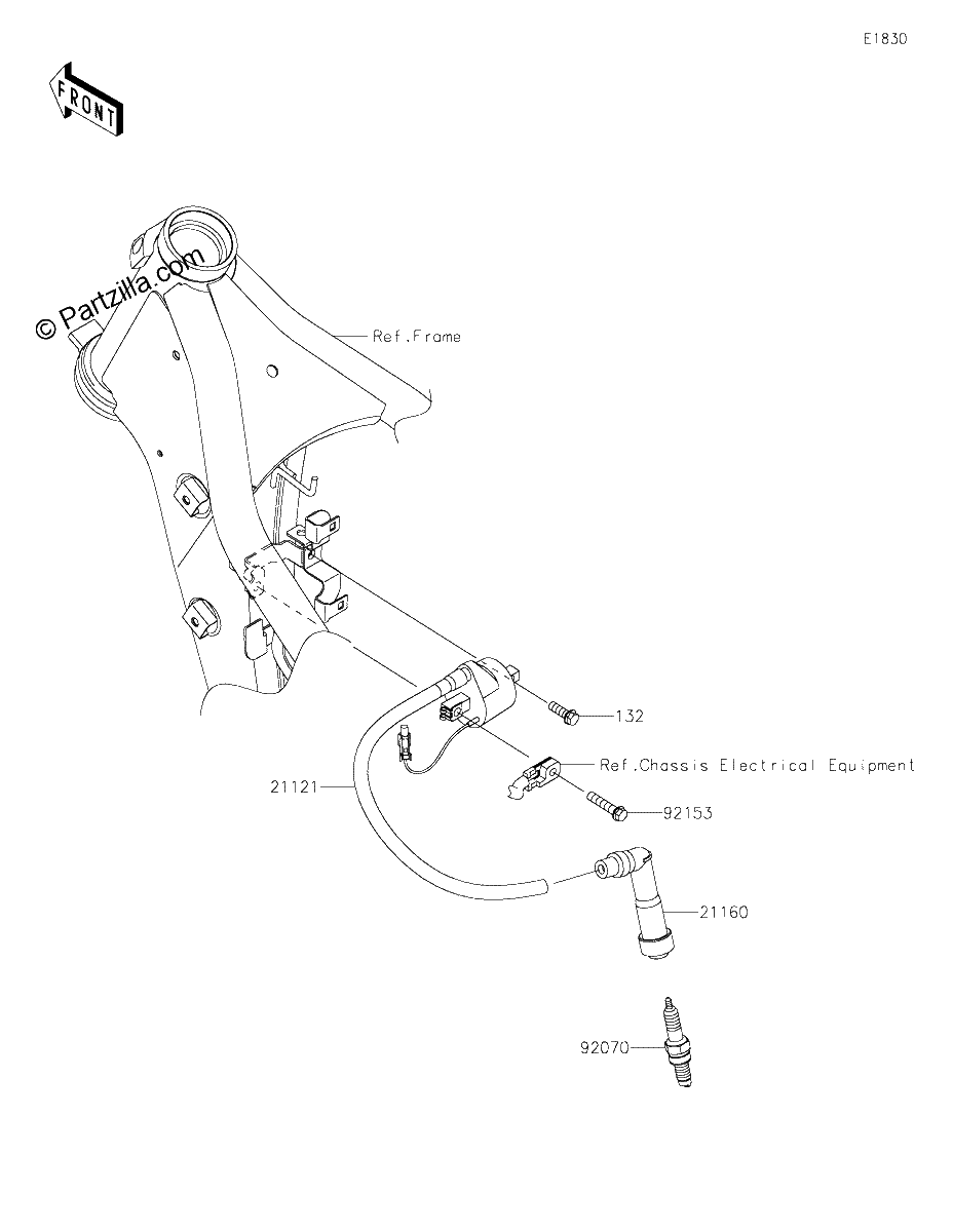 Diagrama de IGNITION SYSTEM