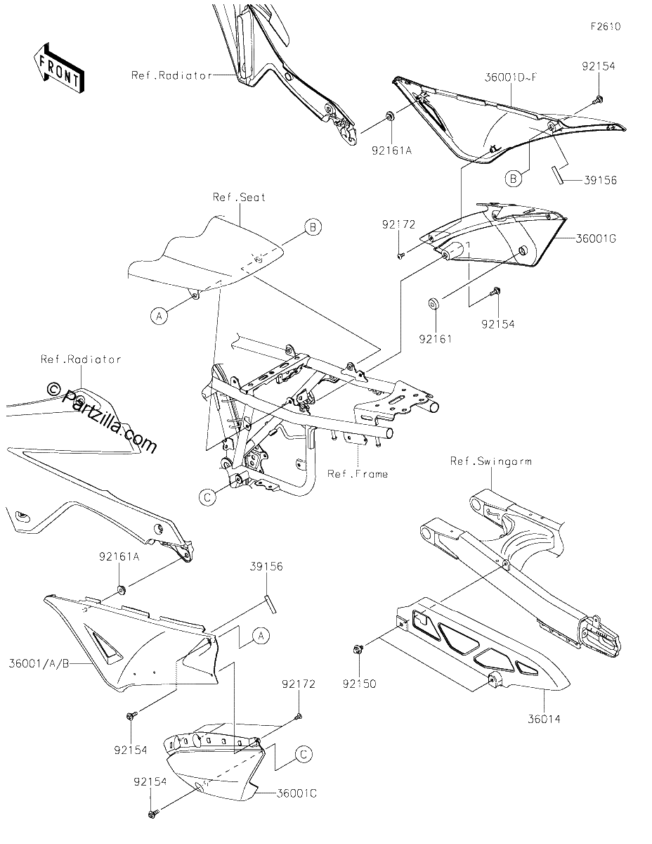 Diagrama de SIDE COVERS CHAIN COVER