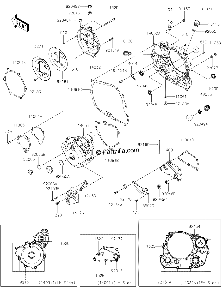 Diagrama de ENGINE COVER S