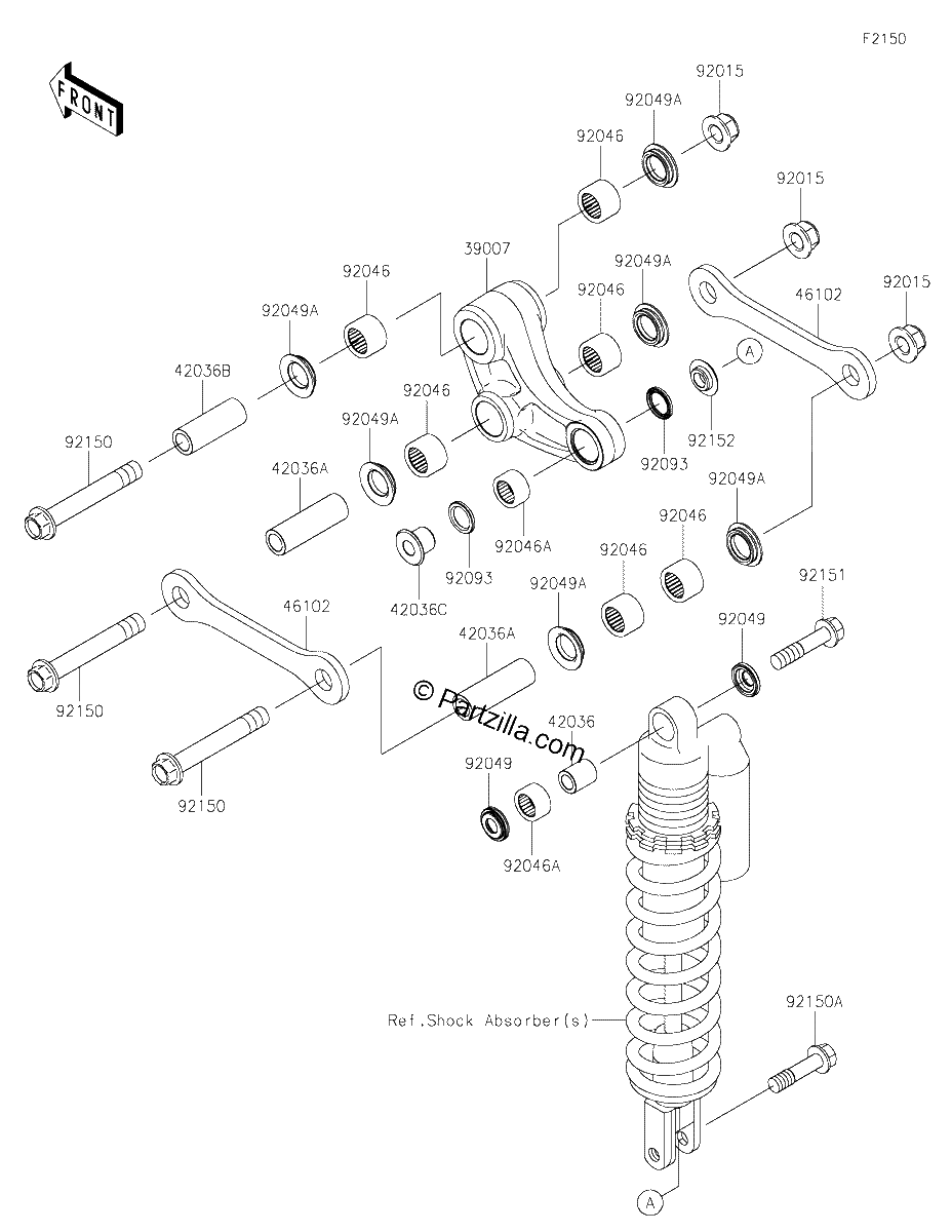 Diagrama de REAR SUSPENSION