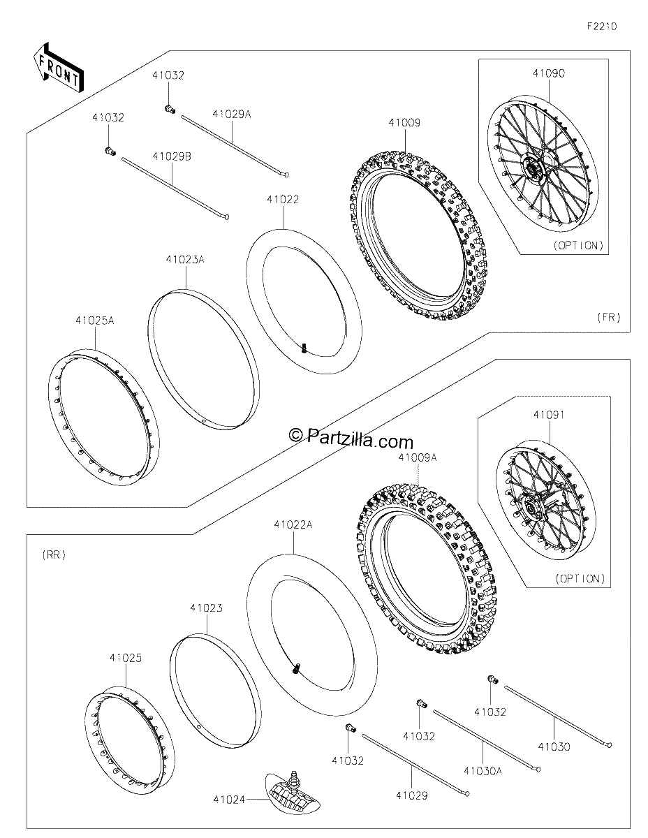 Diagrama de WHEELS TIRES