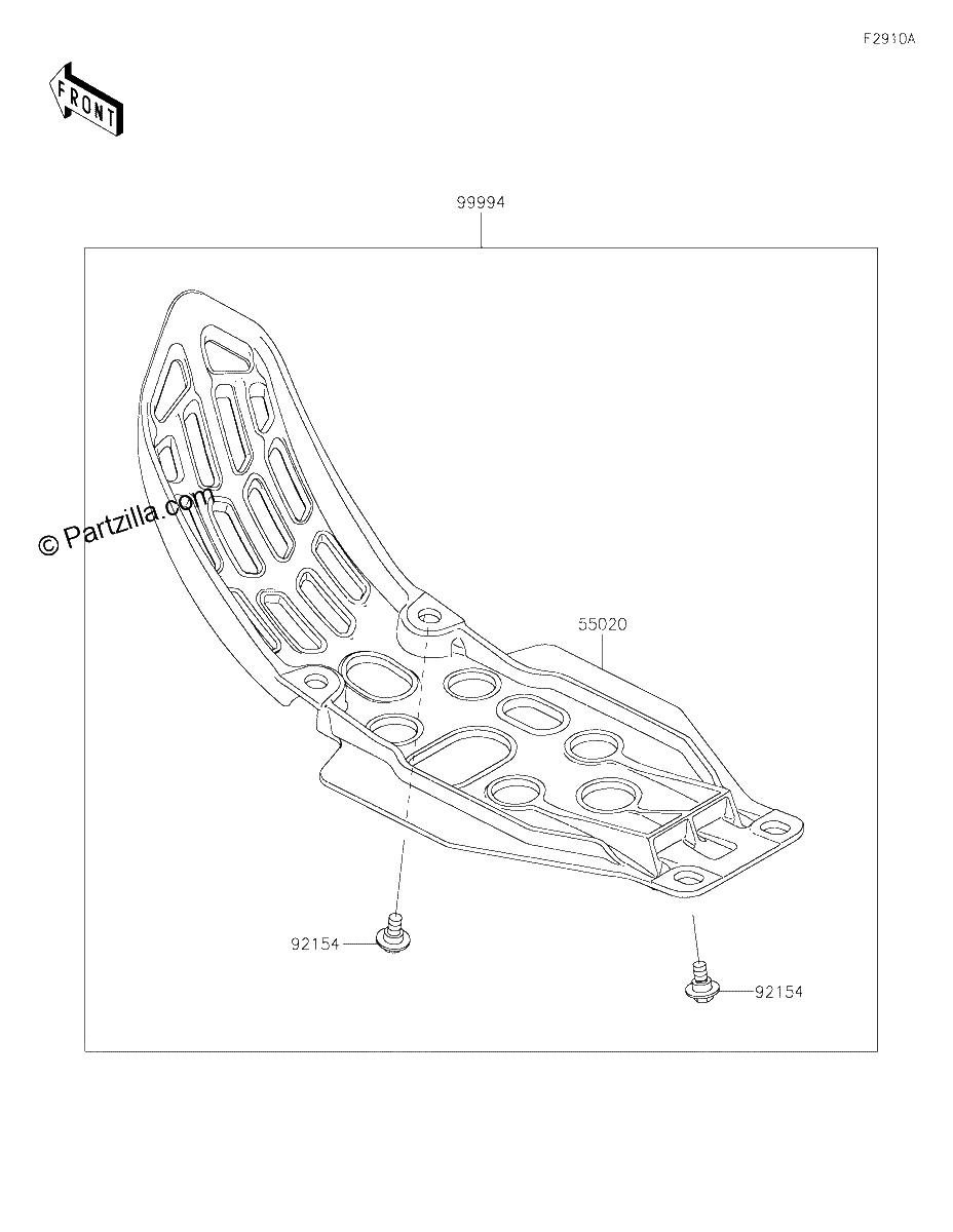 Diagrama de ACCESSORY SKID PLATE