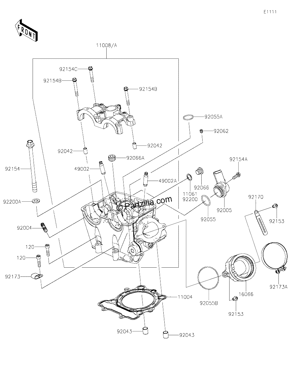Diagrama de CYLINDER HEAD
