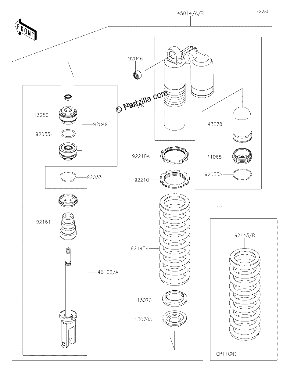Diagrama de SHOCK ABSORBER S
