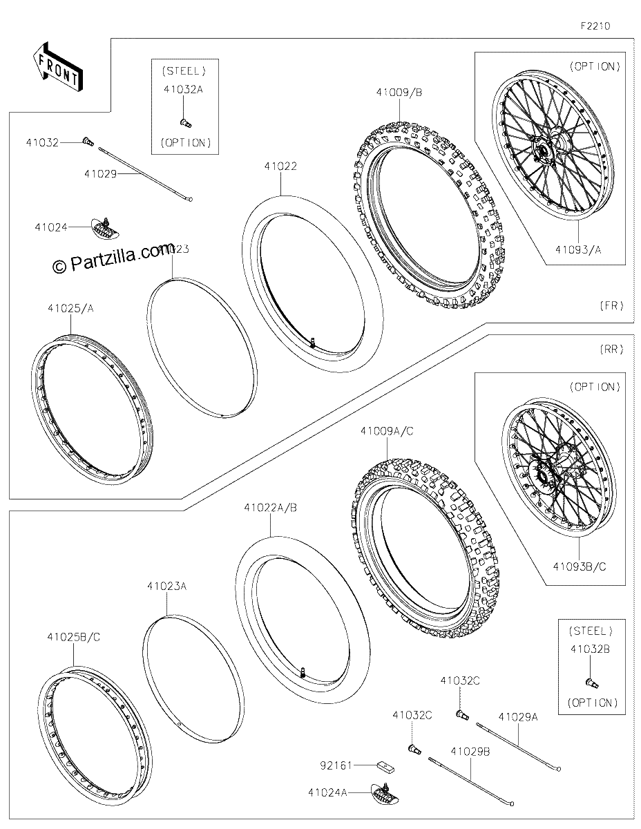 Diagrama de WHEELS TIRES