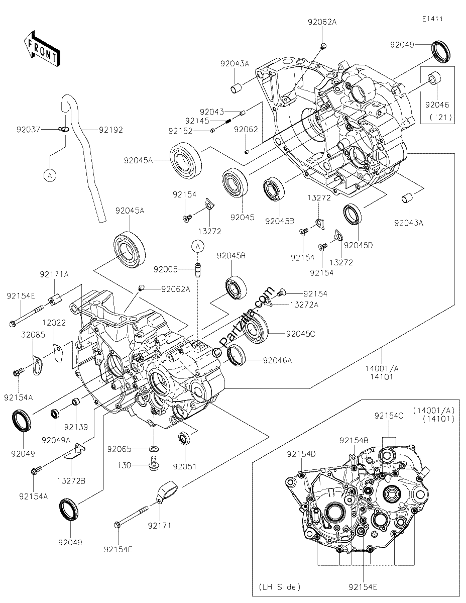 Diagrama de CRANKCASE