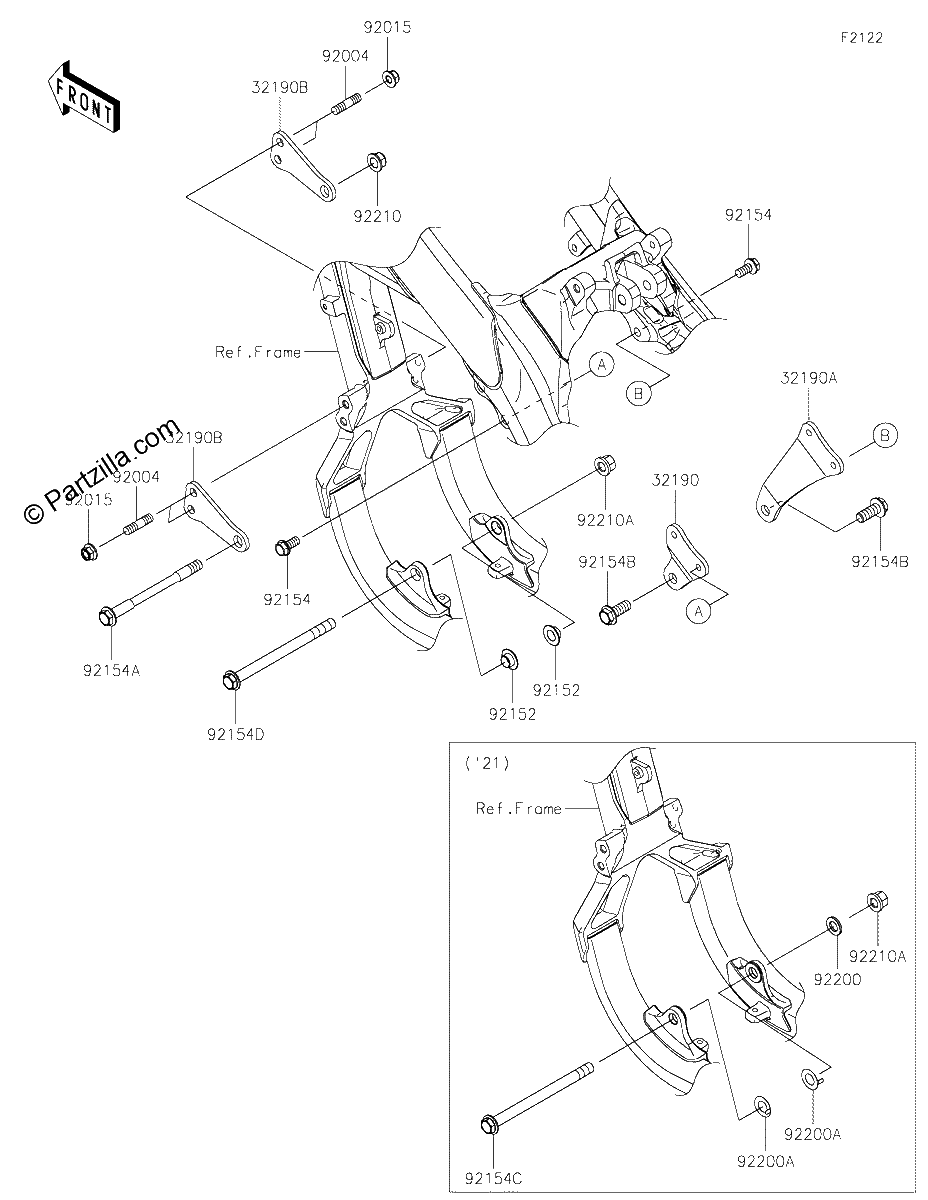 Diagrama de ENGINE MOUNT