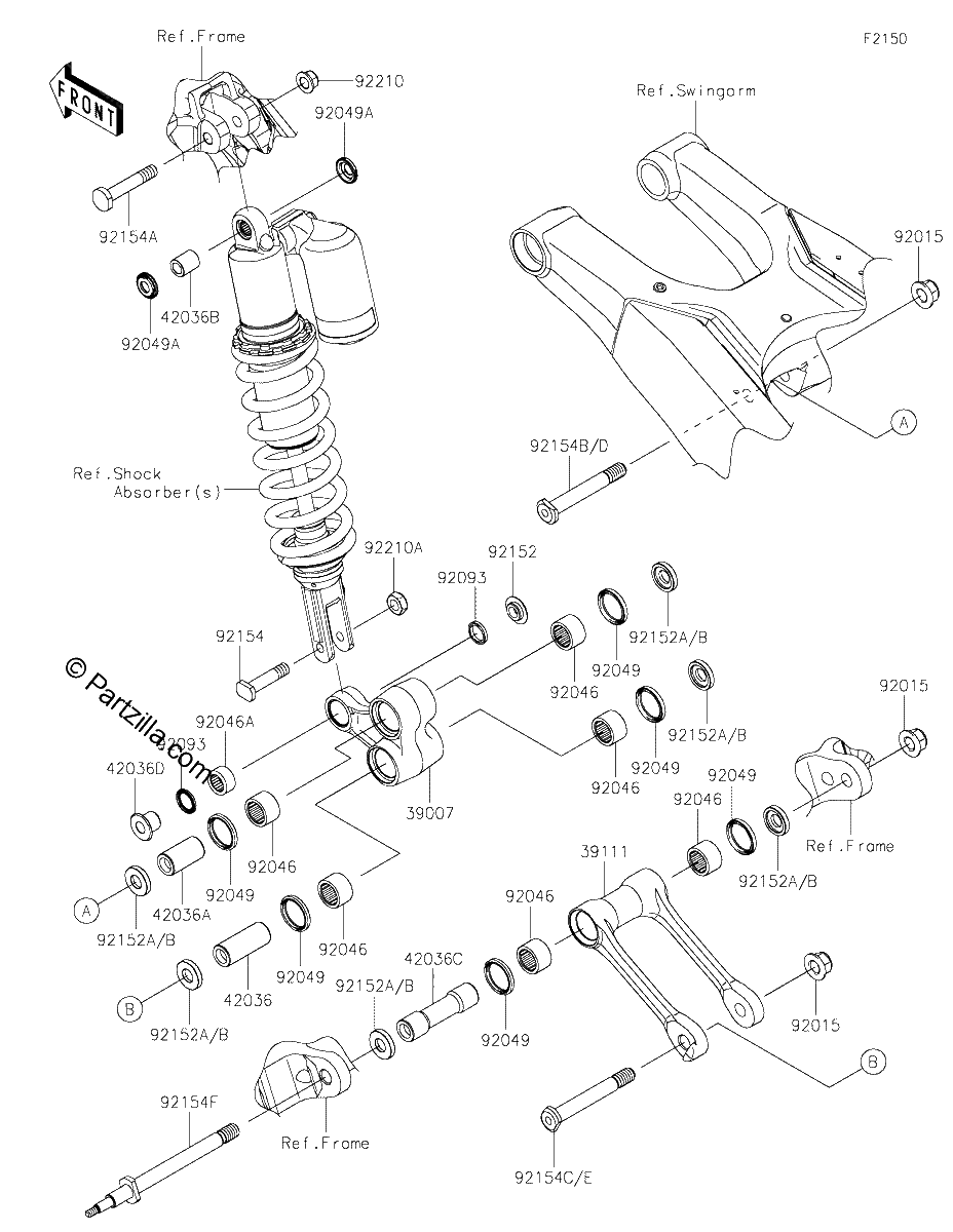 Diagrama de REAR SUSPENSION