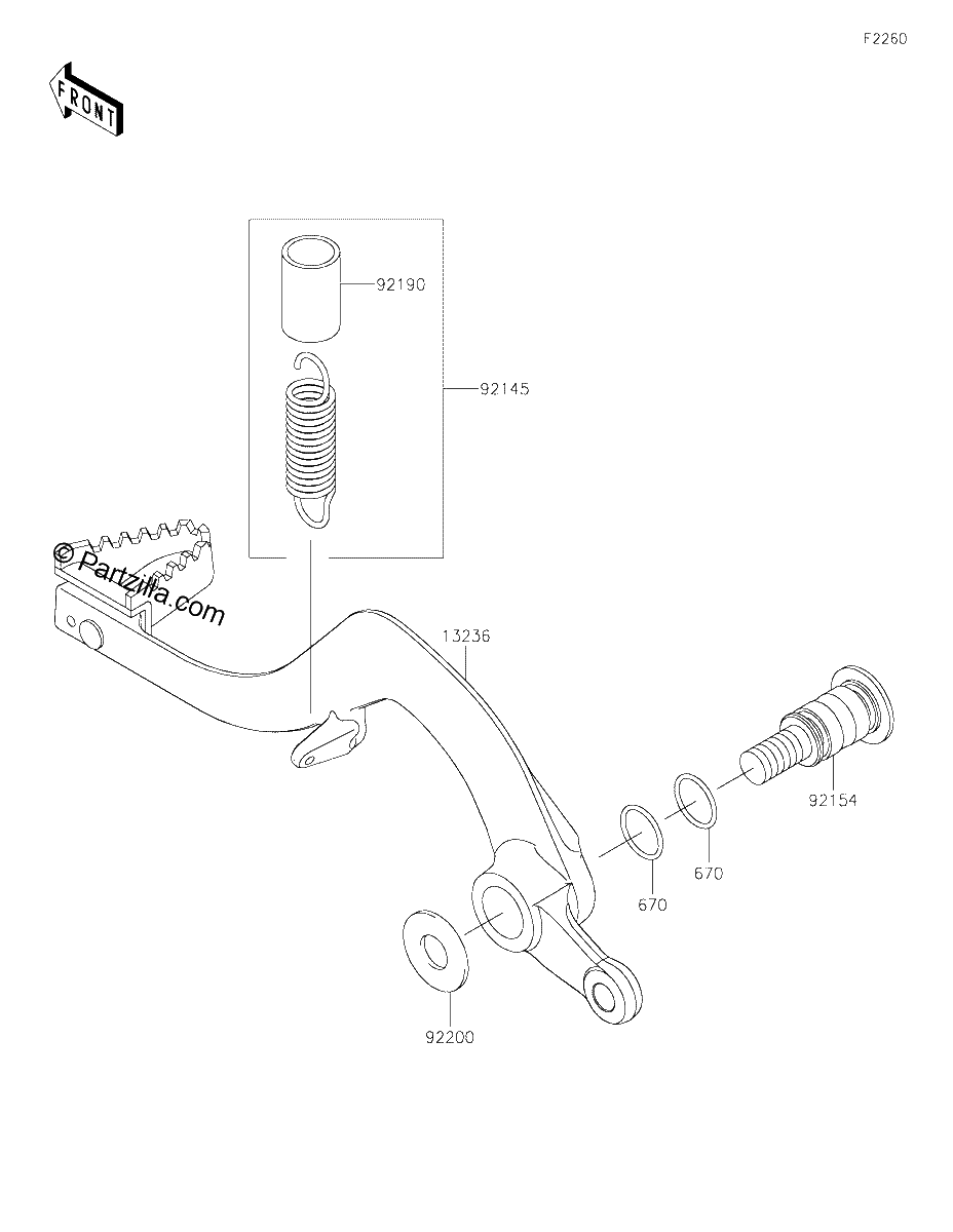 Diagrama de BRAKE PEDAL