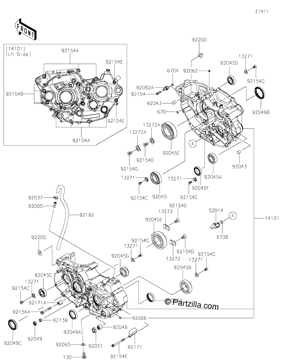 Diagrama de CRANKCASE