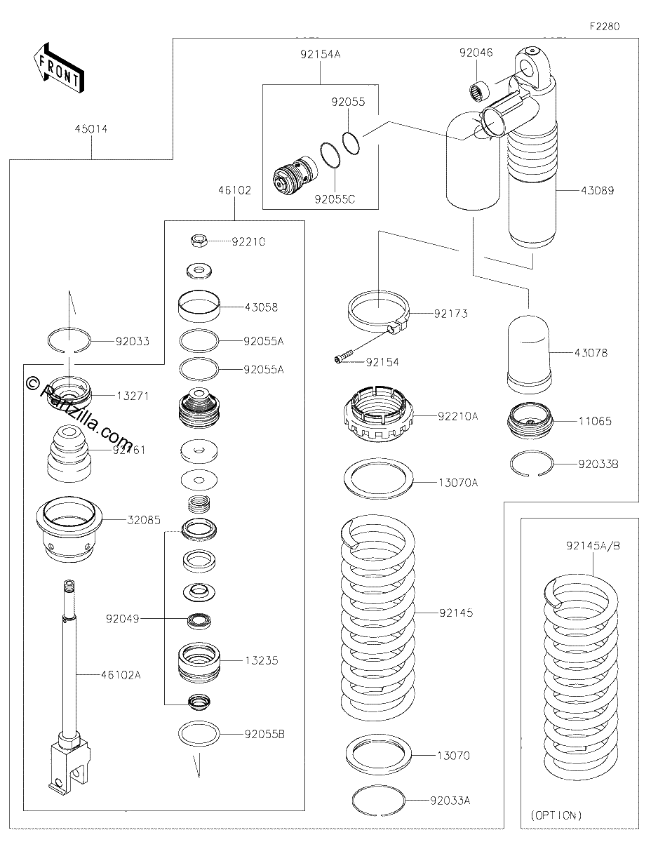 Diagrama de SHOCK ABSORBER S