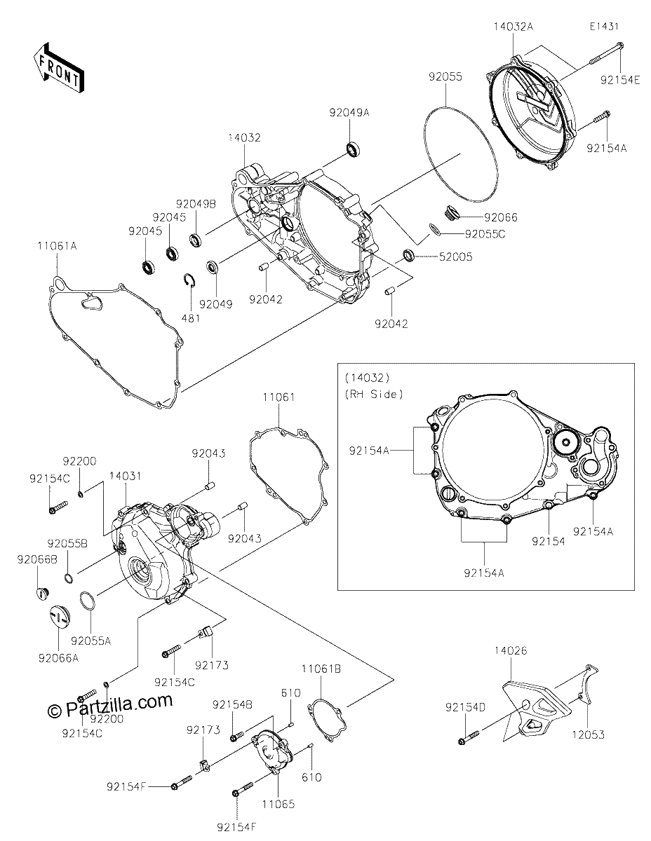 Diagrama de ENGINE COVER S