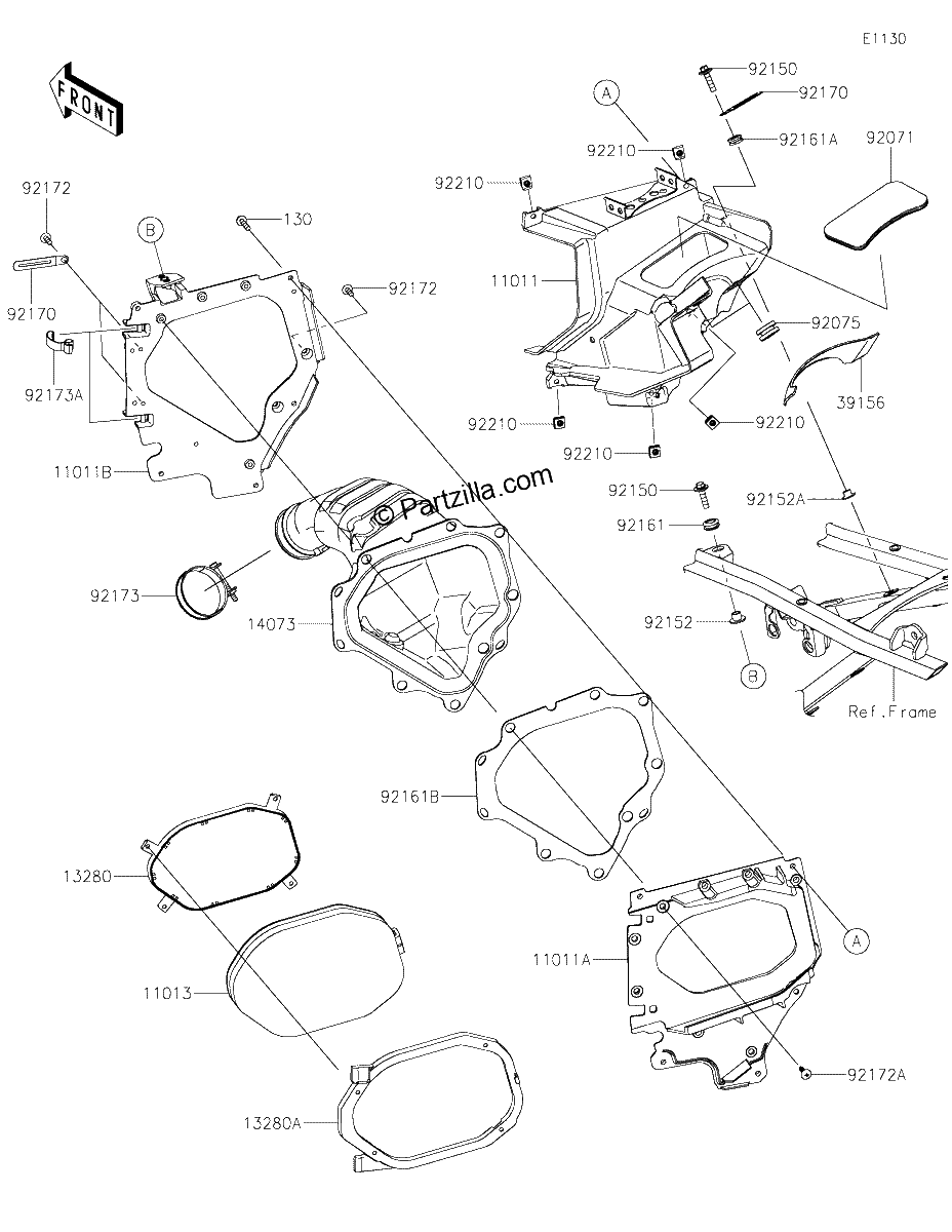 Diagrama de AIR CLEANER