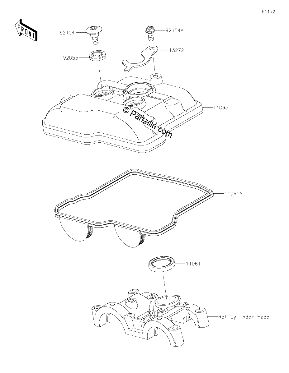 Diagrama de CYLINDER HEAD COVER