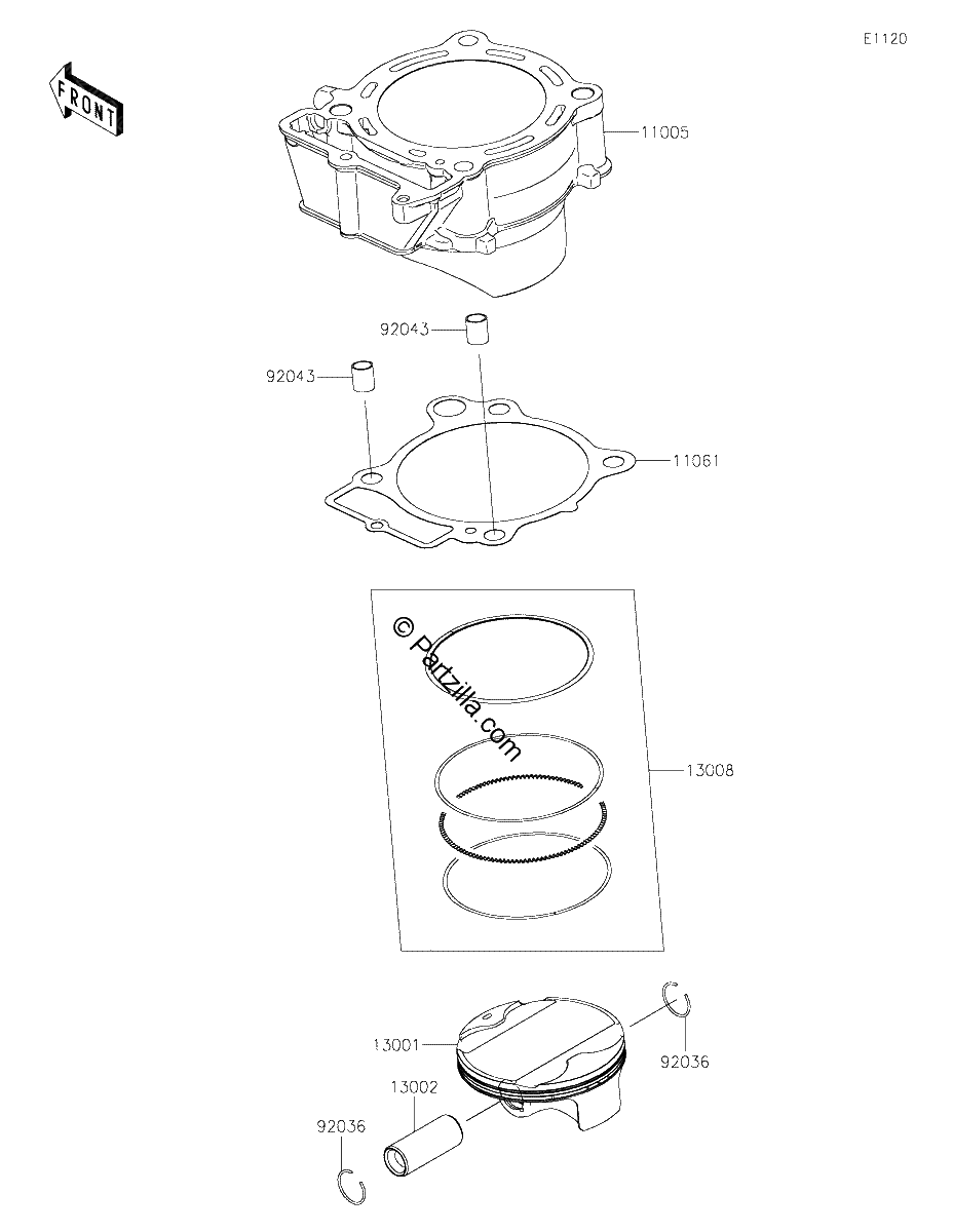 Diagrama de CYLINDER PISTON S
