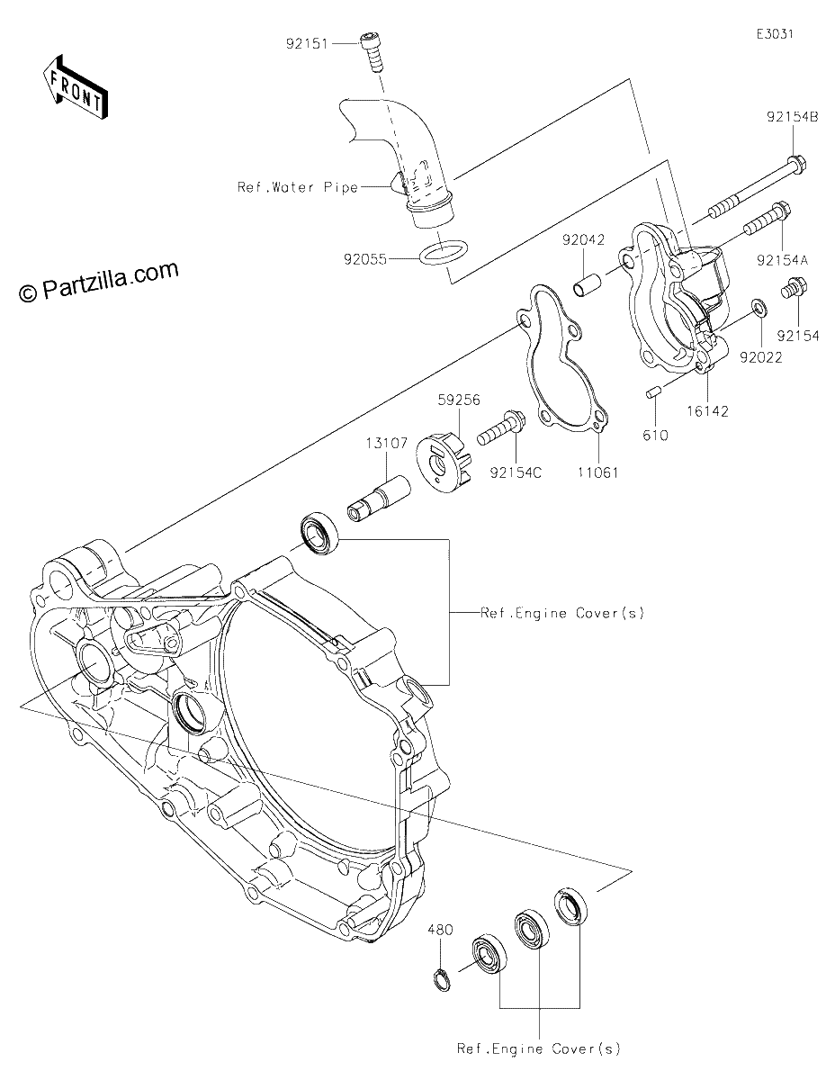 Diagrama de WATER PUMP