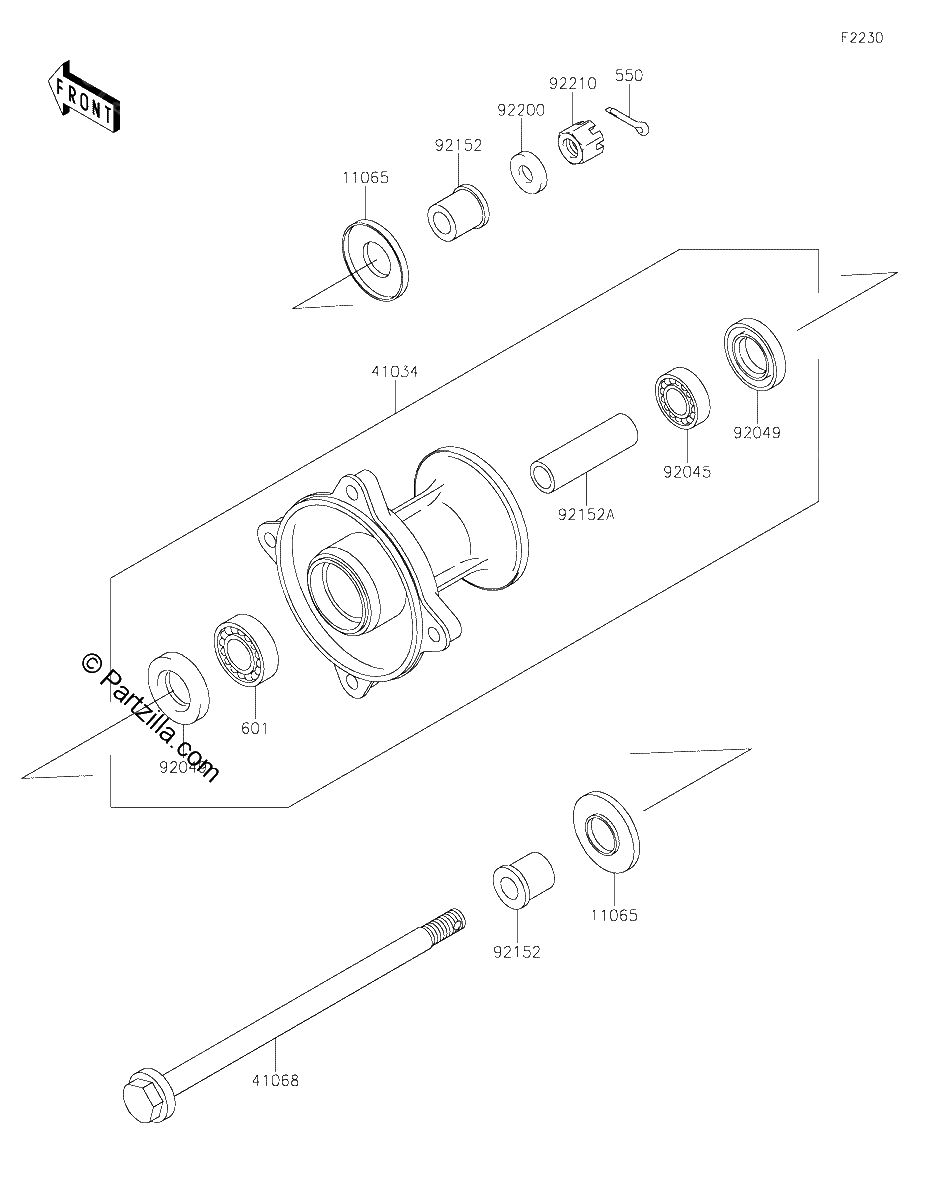 Diagrama de FRONT HUB