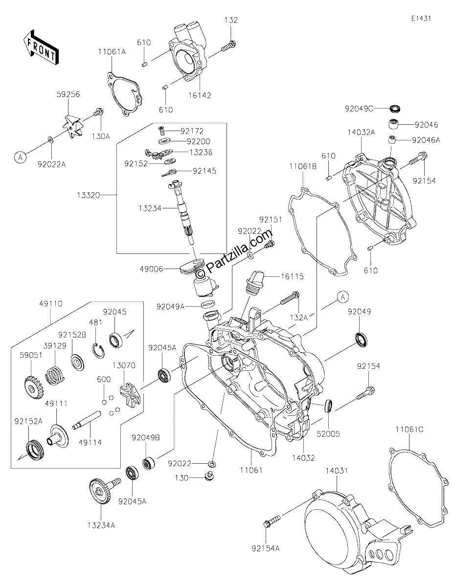 Diagrama de ENGINE COVER S