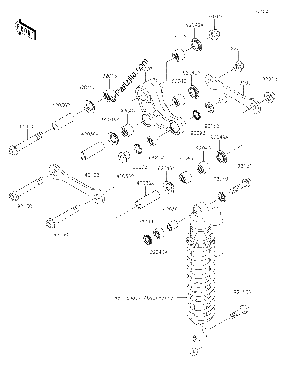 Diagrama de REAR SUSPENSION
