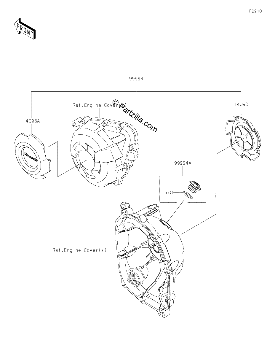 Diagrama de ACCESSORY ENG COVER RING AND CAP