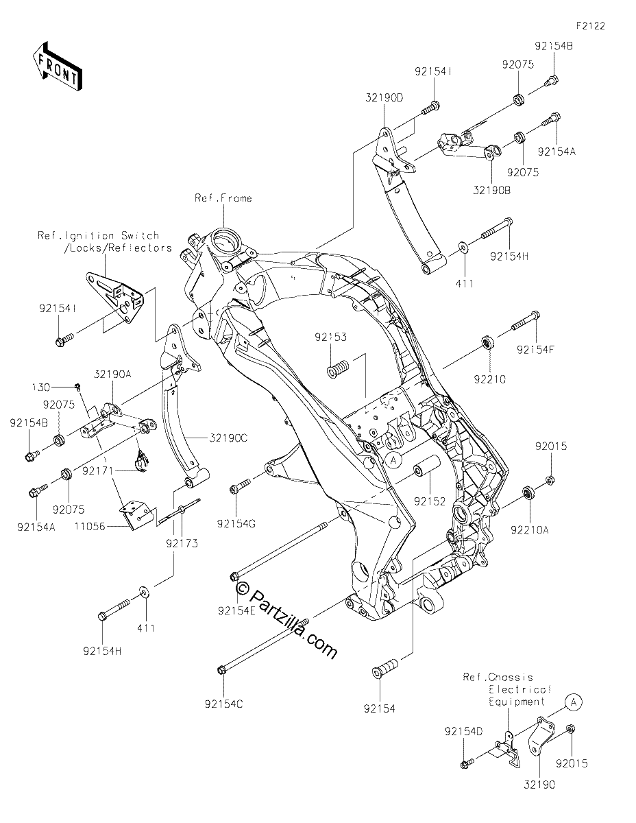 Diagrama de ENGINE MOUNT