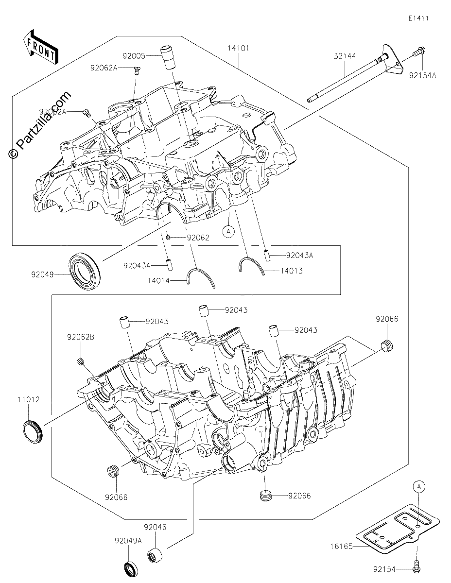 Diagrama de CRANKCASE