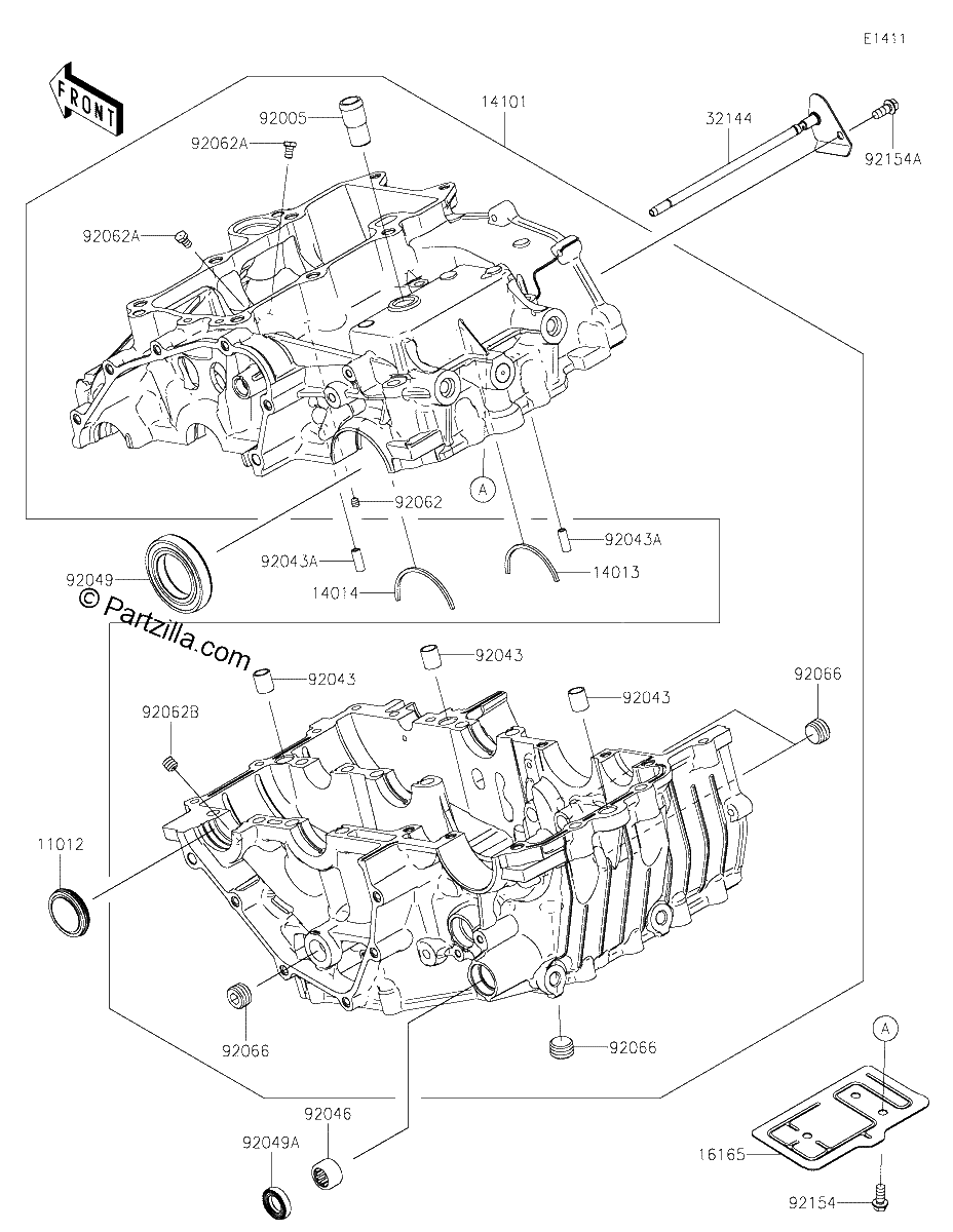 Diagrama de CRANKCASE
