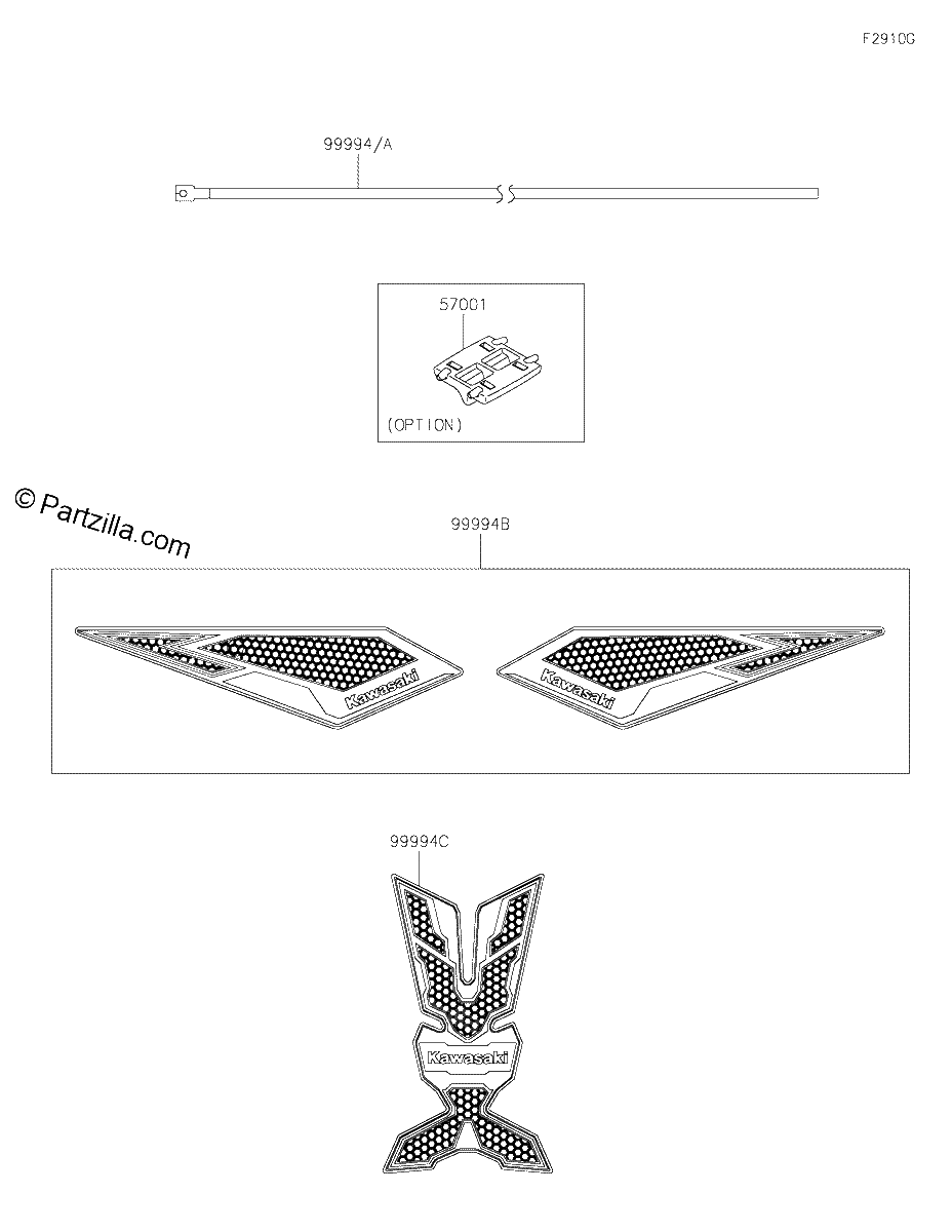 Diagrama de ACCESSORY DECALS