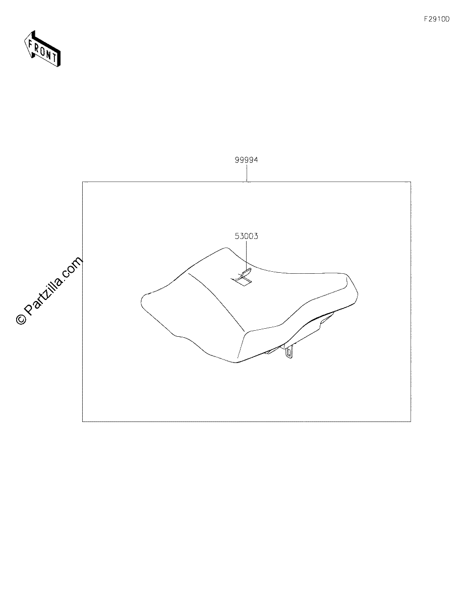 Diagrama de ACCESSORY HIGH SEAT