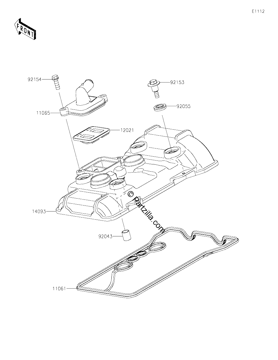 Diagrama de CYLINDER HEAD COVER