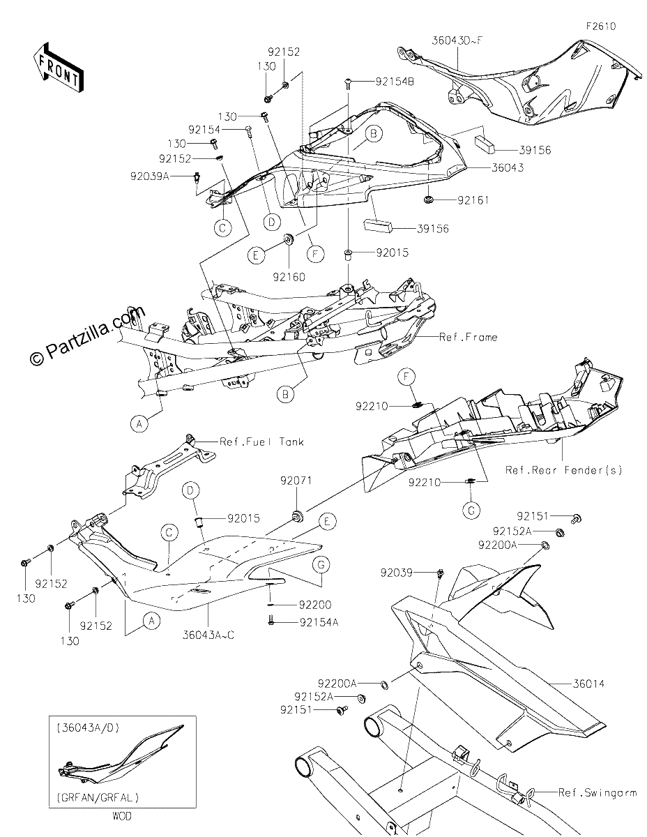 Diagrama de SIDE COVERS CHAIN COVER