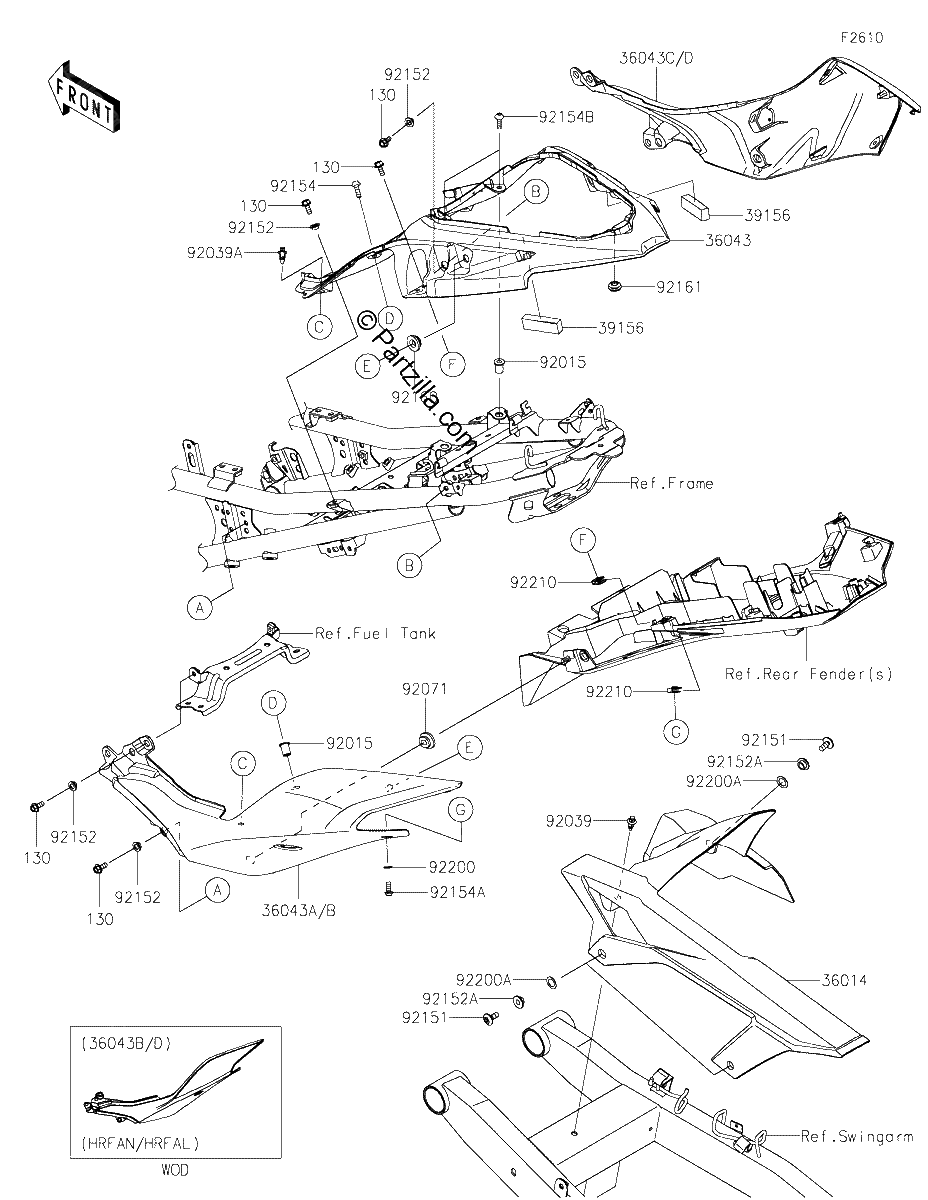Diagrama de SIDE COVERS CHAIN COVER