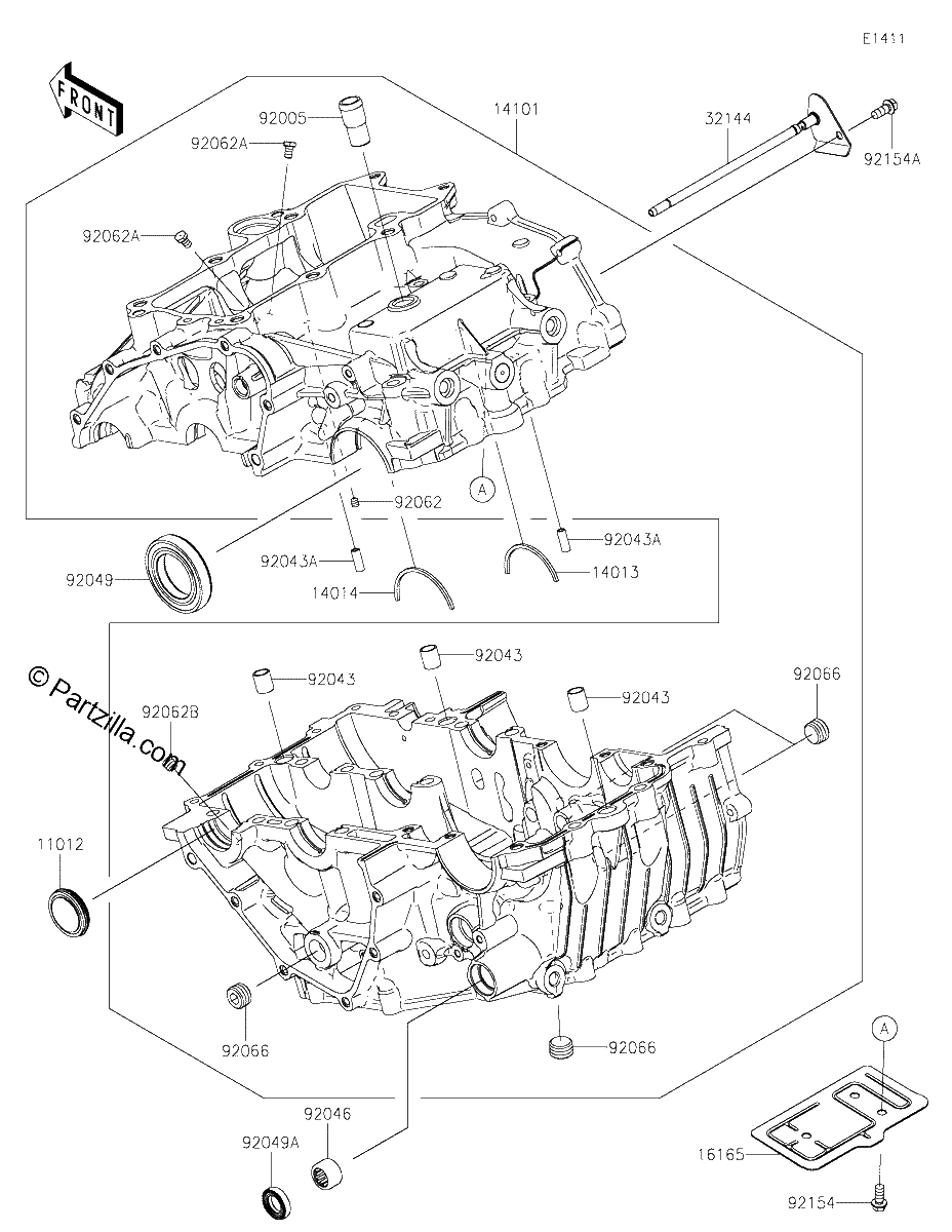 Diagrama de CRANKCASE
