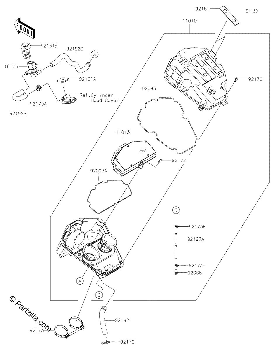Diagrama de AIR CLEANER