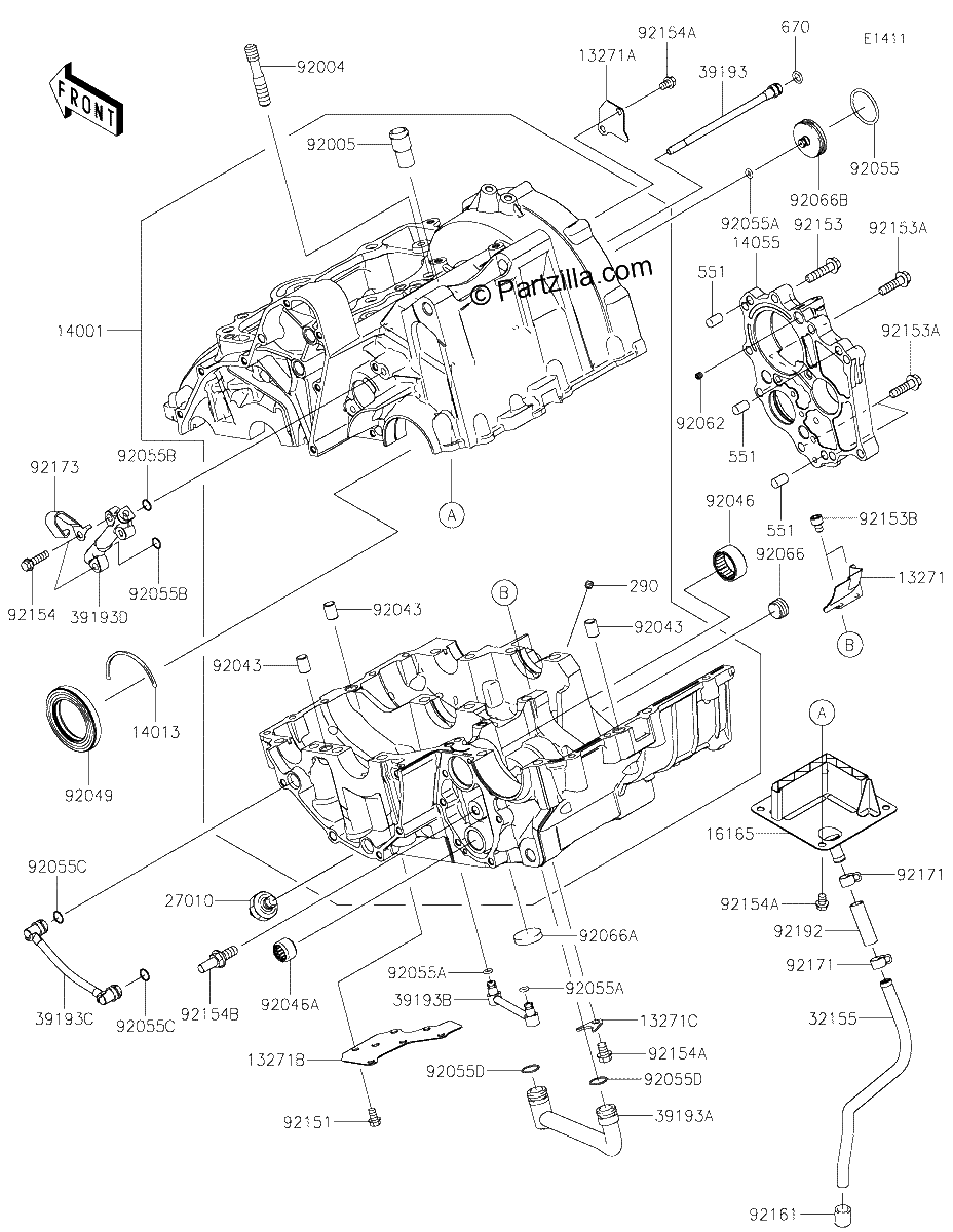 Diagrama de CRANKCASE
