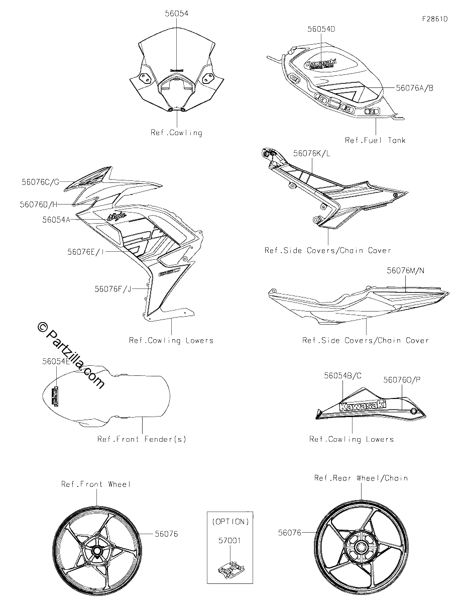 Diagrama de DECALS L GREEN RRFAN RRFAL