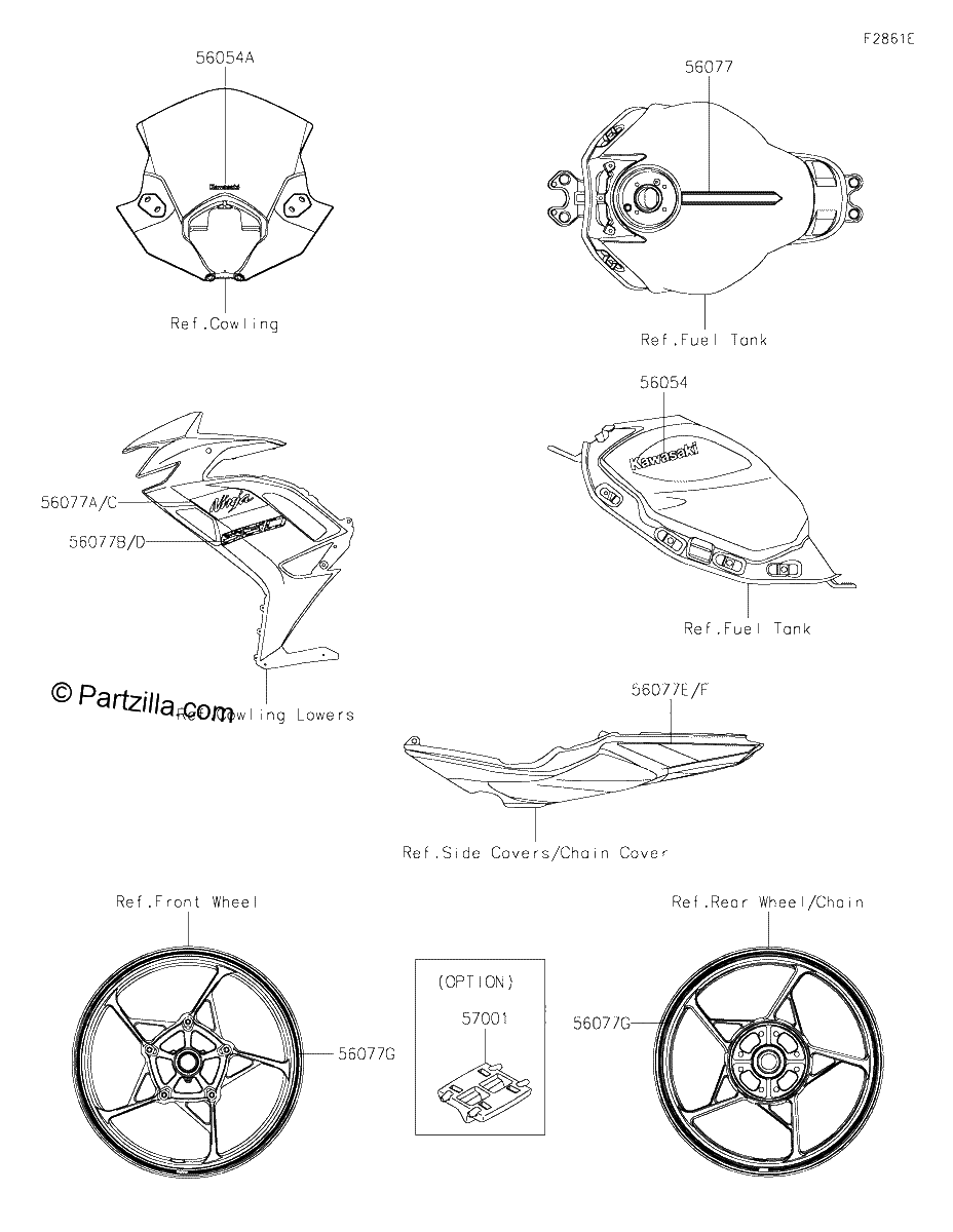 Diagrama de DECALS M M C GREEN RRFAN RRFAL