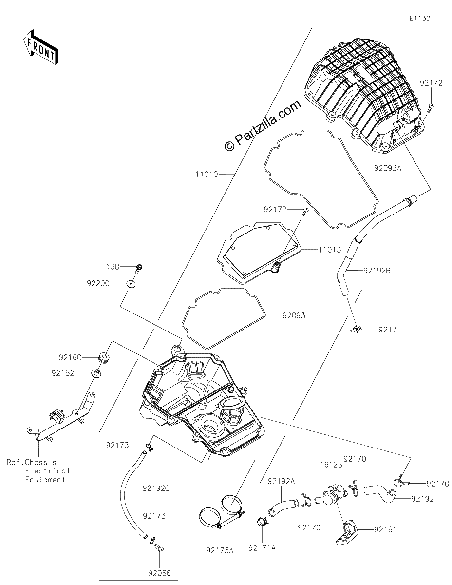Diagrama de AIR CLEANER