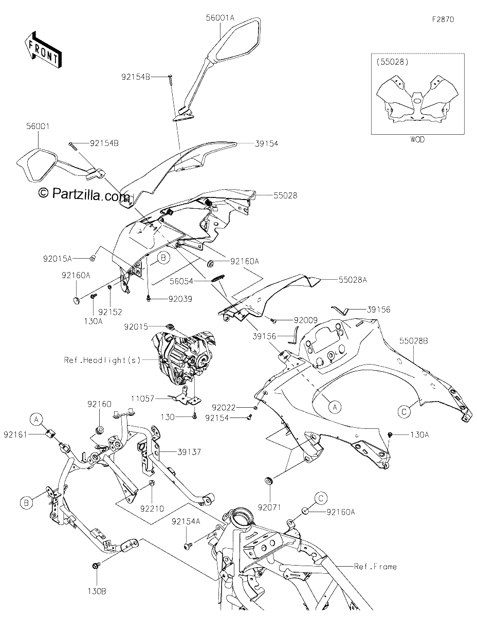 Diagrama de COWLING UPPER