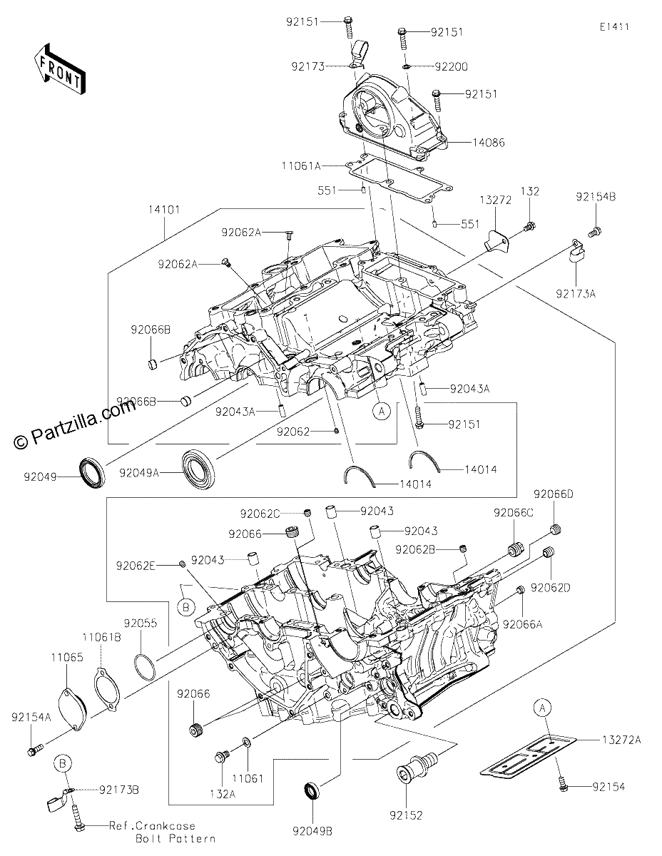 Diagrama de CRANKCASE