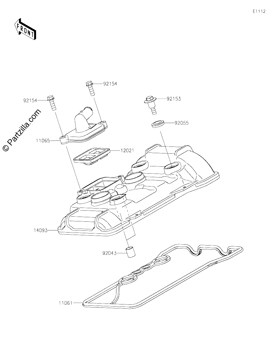 Diagrama de CYLINDER HEAD COVER