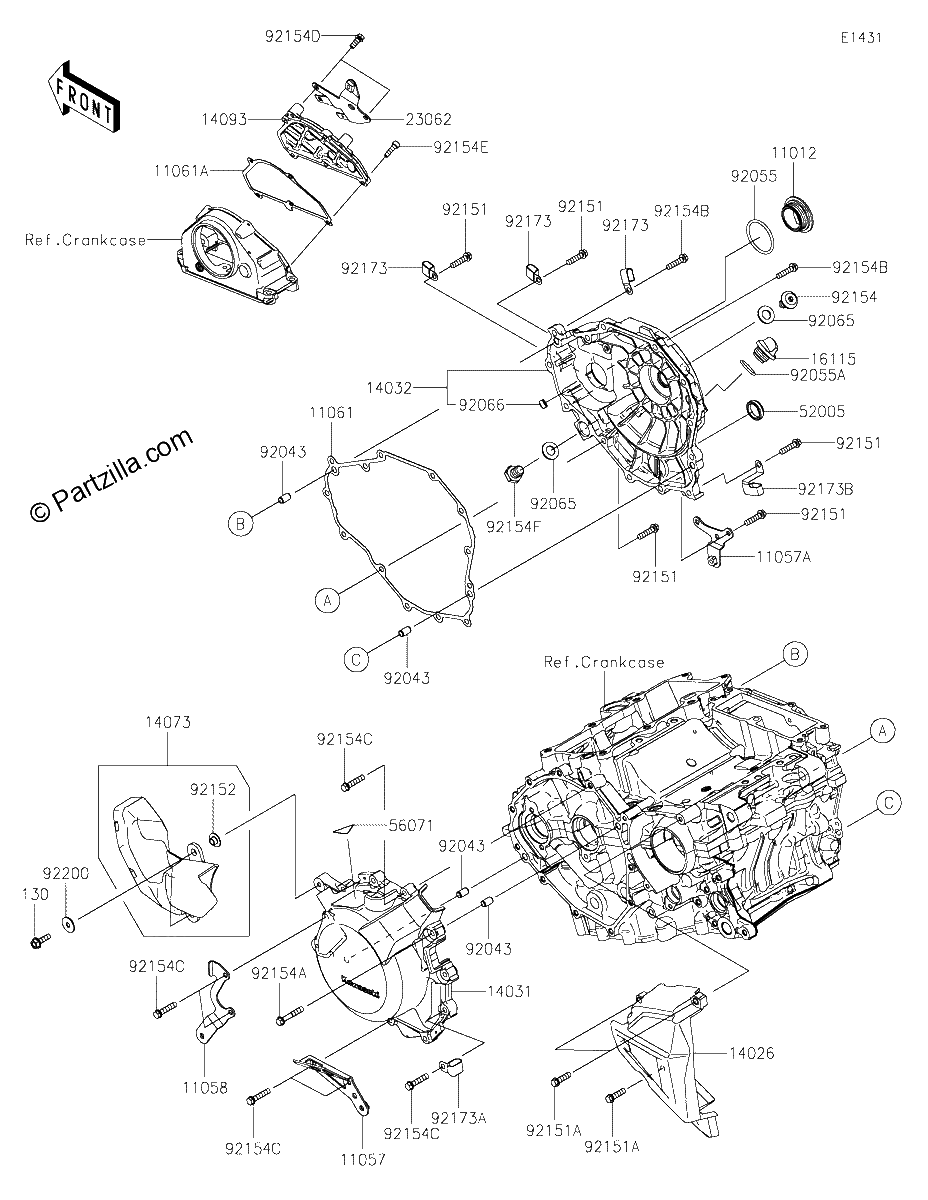 Diagrama de ENGINE COVER S