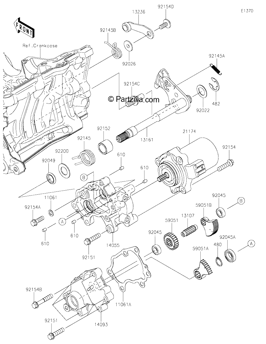 Diagrama de GEAR CHANGE MECHANISM