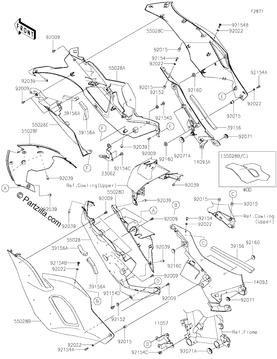 Diagrama de COWLING CENTER