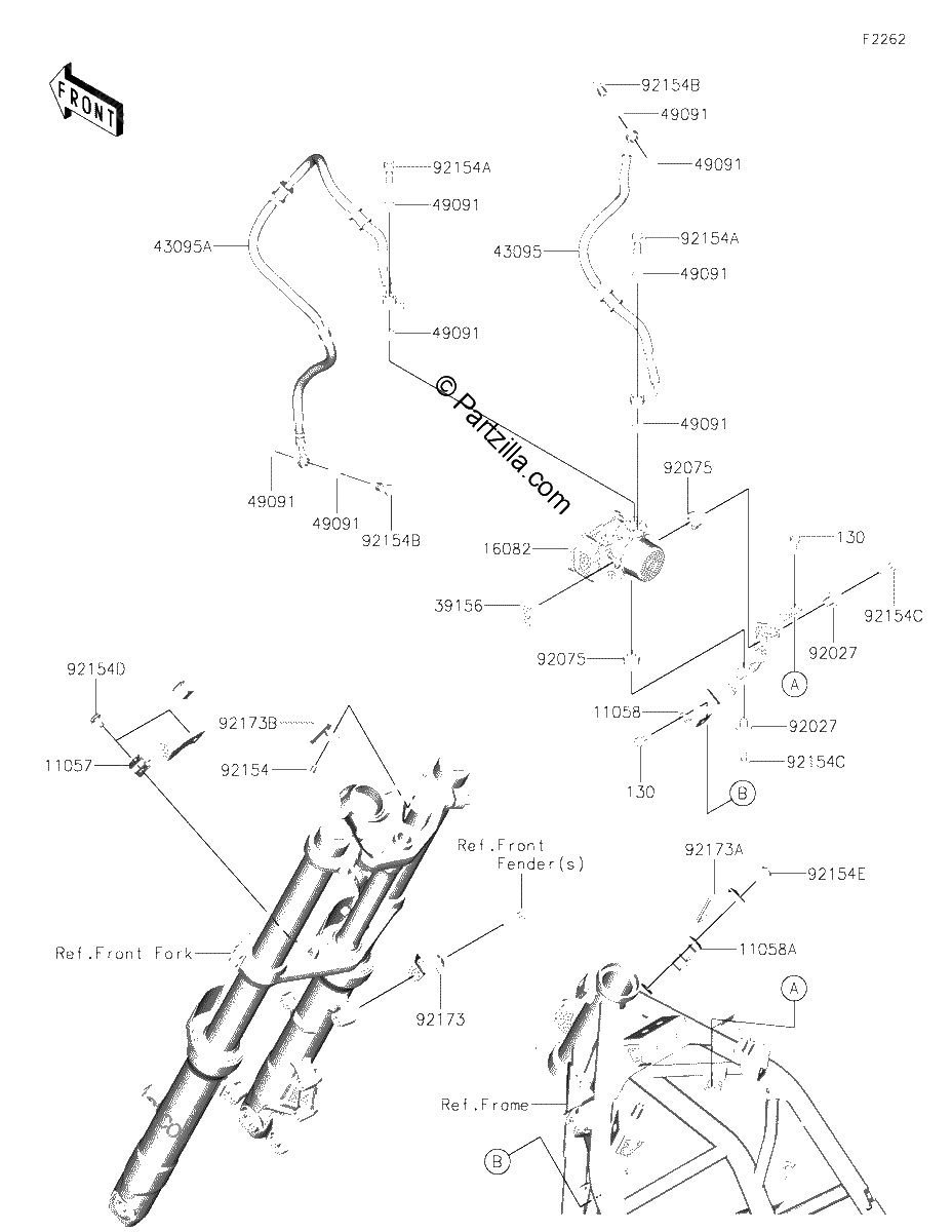 Diagrama de BRAKE PIPING
