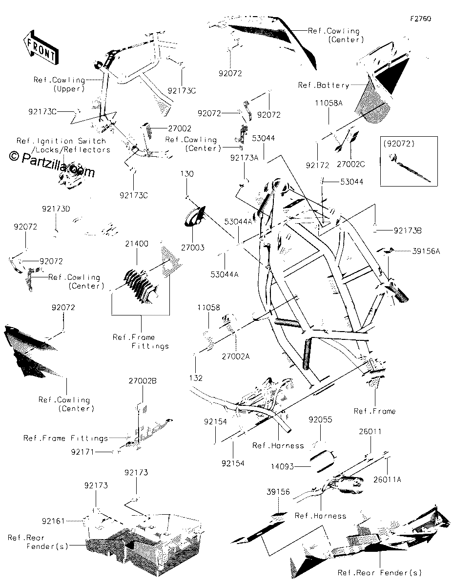 Diagrama de CHASSIS ELECTRICAL EQUIPMENT 1